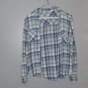Blue flannel